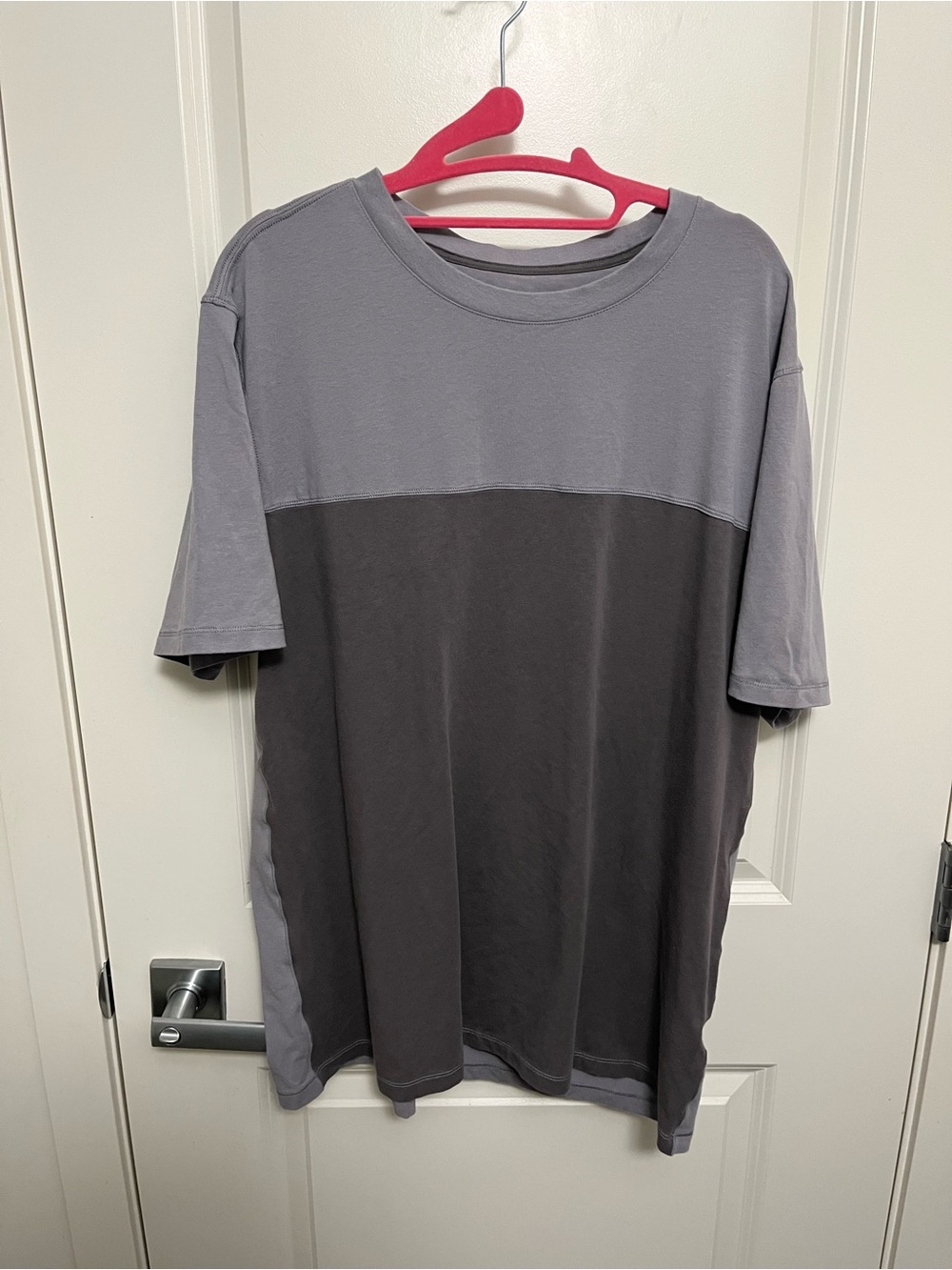Cloudveil Men's Two-Tone Gray Short Sleeve Crewneck T-Shirt in size XL